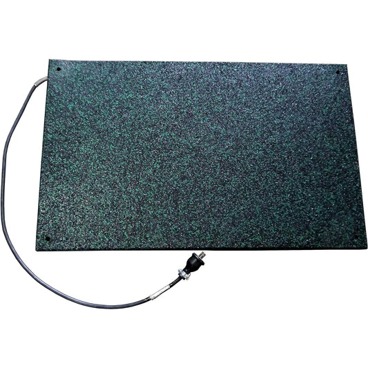 D&D Company (DDCQA) Snow Melting Mat Heart Snow Melting Mat M15008GB Green Black Depth: 50cm Height: 2cm Width: 80cm