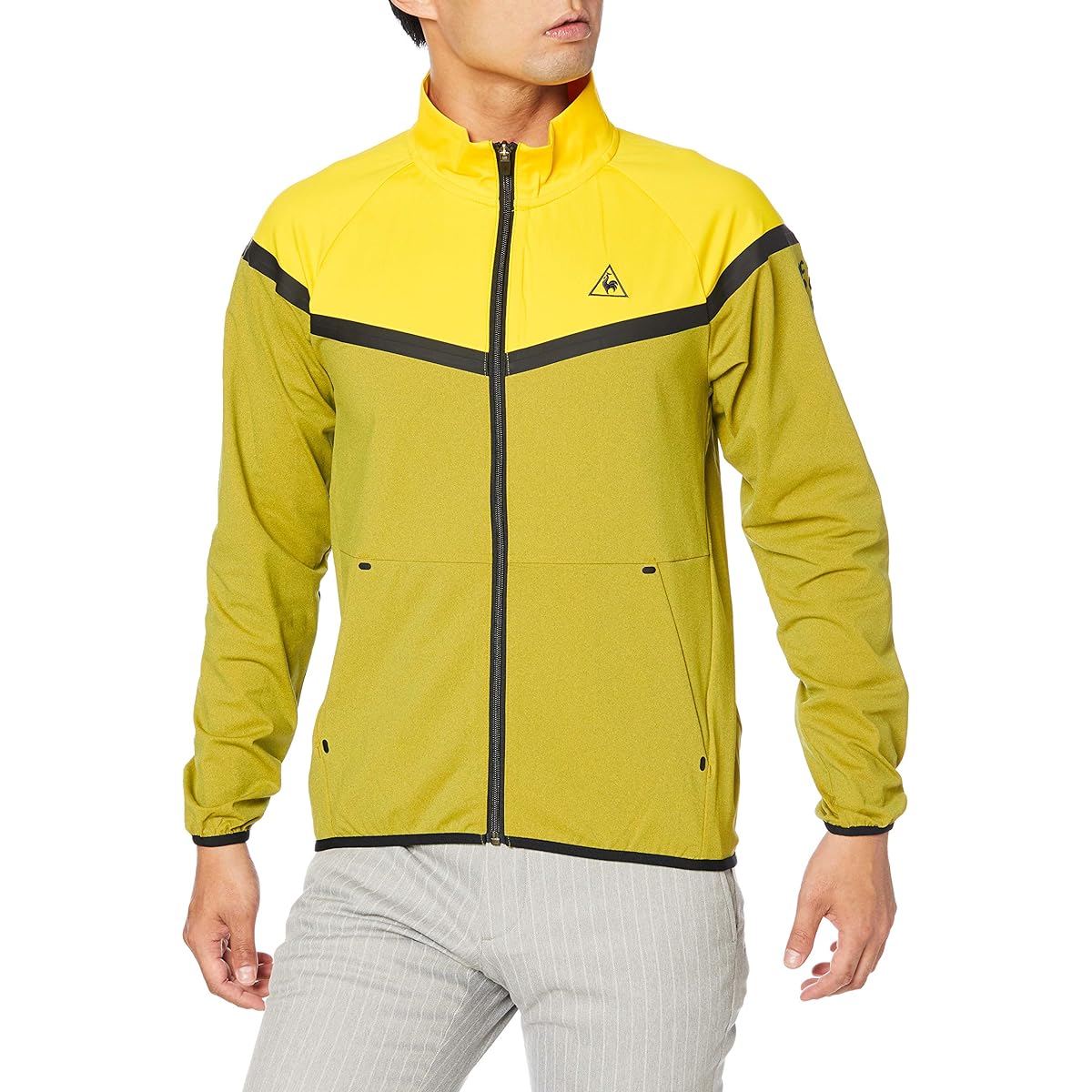 [Le Coq Sportif Golf] Cut and Sew QGMQJL53 Men's YL00 (Yellow) Japan M (equivalent to Japanese size M)