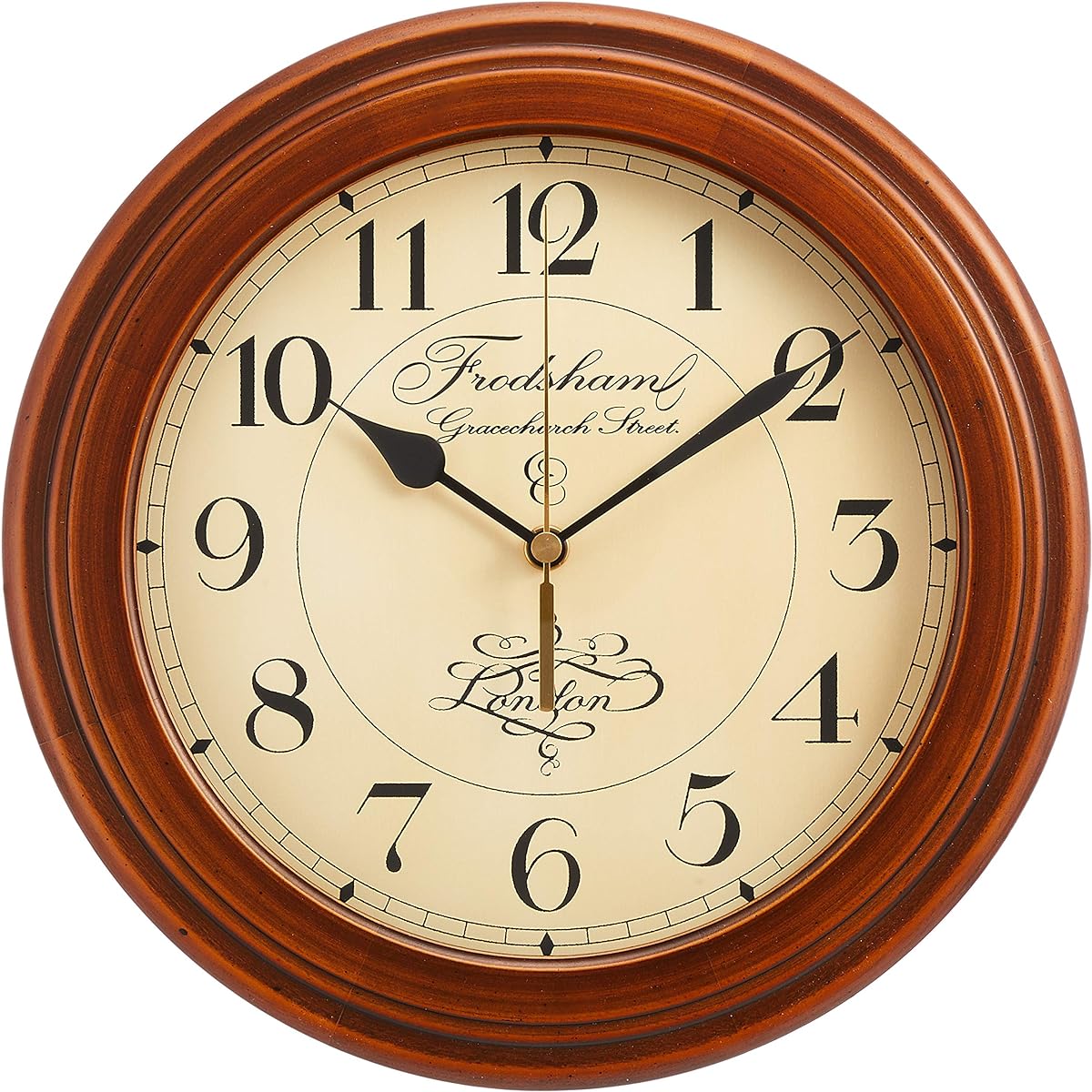 Suntel Made in Japan Retro Radio Clock (Antique Radio Control Clock) DQL711 Brown