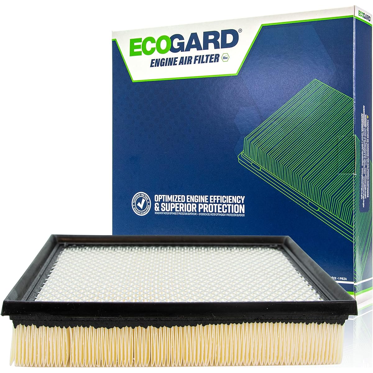 ECOGARD XA6151 Premium Engine Air Filter Chrysler 200 3.6L 2011-2014 Dodge Journey 3.6L 2011-2019 Avengers 3.6L 2011-2014