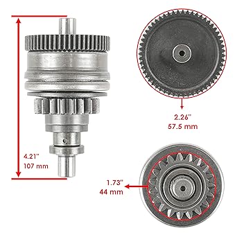 Caltric Starter & Bendics Drive Polaris Ranger XP 700 RZR 800 2005-2009