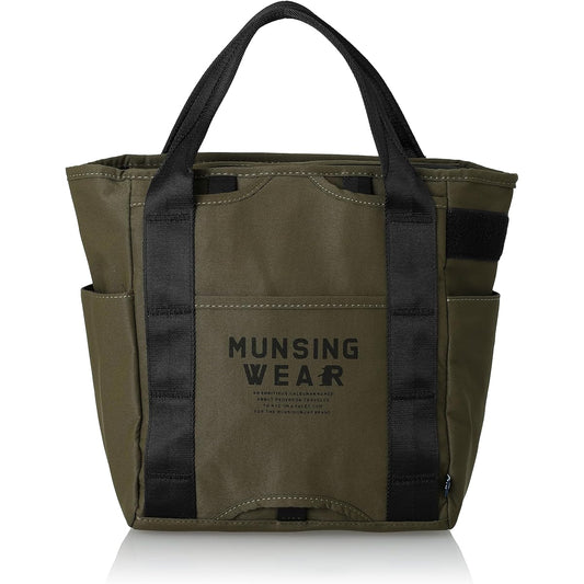 [Munsingwear] Cart Bag Round Tote Plastic Bottle Pocket Golf MQBWJA42