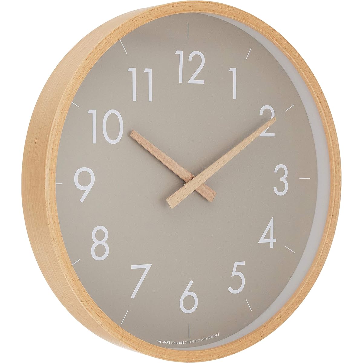 Creer Wall Clock CAMPAS Campus Wall Clock L Gray 4×31×31cm