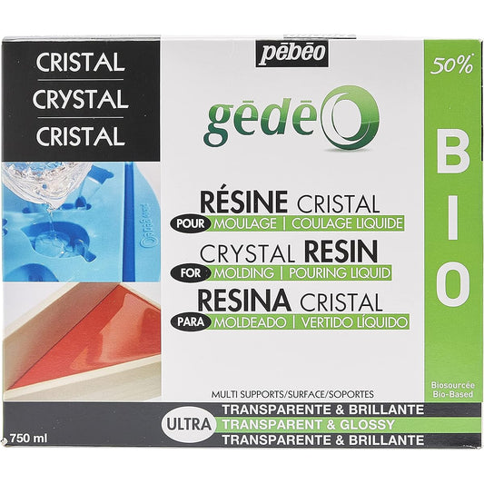 Pebeo Crystal Bioresin 750ml (base resin 500ml + hardening agent 250ml)
