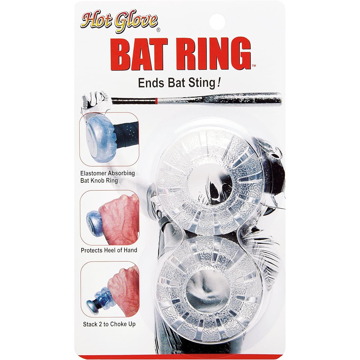 Hot Glove Bat Chalk Up Ring and Sting Stopper