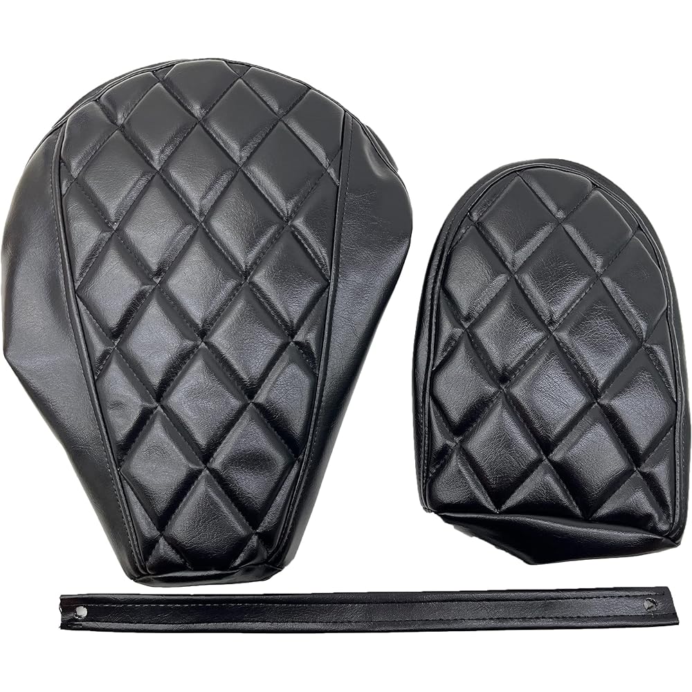 CUSTOM SEAT.JP Rebel 250 Genuine Seat Reupholstery Tuck Roll Custom Skin (Black)