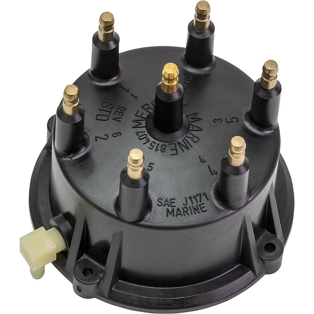 Quicksilver Distributor Cap, Rotor, Trigger Wheel Kit for MerCruiser 4.3L GM V-6 with Thunderbolt HEI Ignition