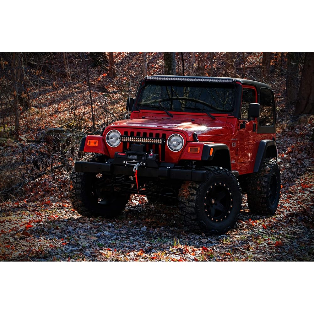 Rough Country 50 -inch LED upper windshield mount 97-06 for Geidrangler TJ -70503