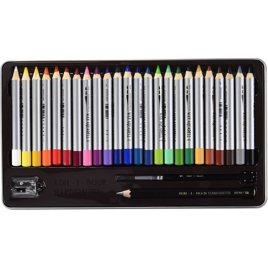 KOH-I-NOOR Set Wax Watercolor Colored Pencil 8284 24 24 in SET 8284024001PL