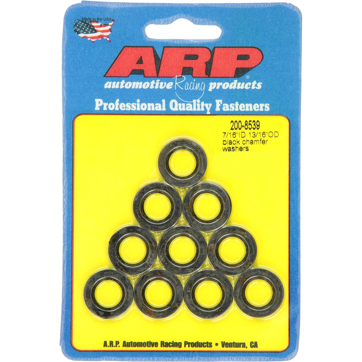 ARP 2008539 Special Application Washer 10 Pack Inner diameter 7/16 inch outer diameter 13/16 inch thickness 120 inches
