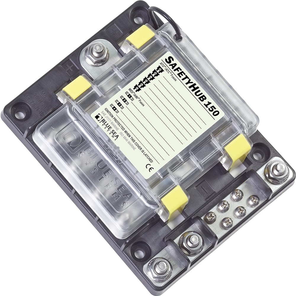 Blue Sea Systems SafetyHub 150 Fuse Block