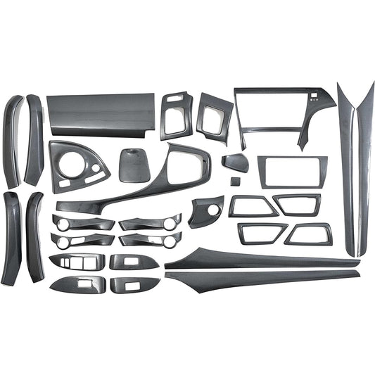 [G-Parts] Toyota Prius 30 Interior Panel 31p Set Carbon Style Interior Panel 3D 3D Panel ZVW30 P30CB