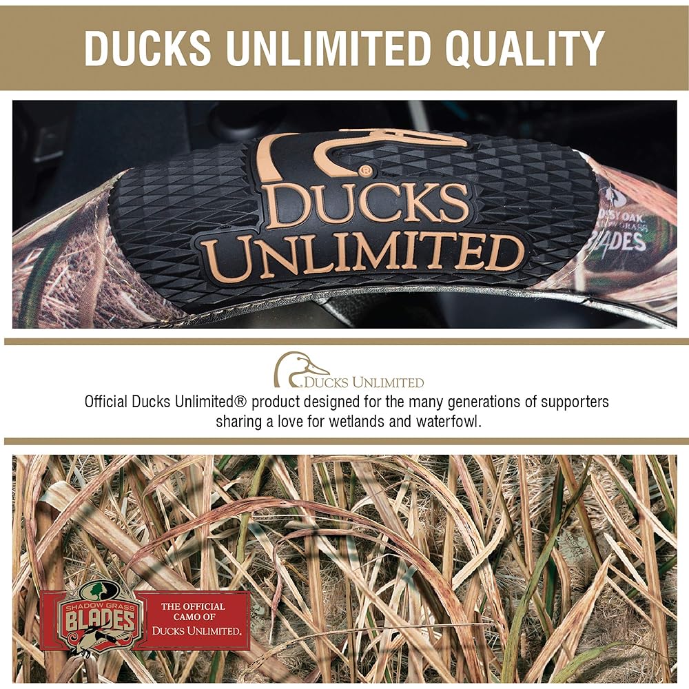 Camo Steering Wheel Cover | Black/Shadow Grass Blades Hunting & Shooting Equipment, Black/Shadow Grass Blades, Single