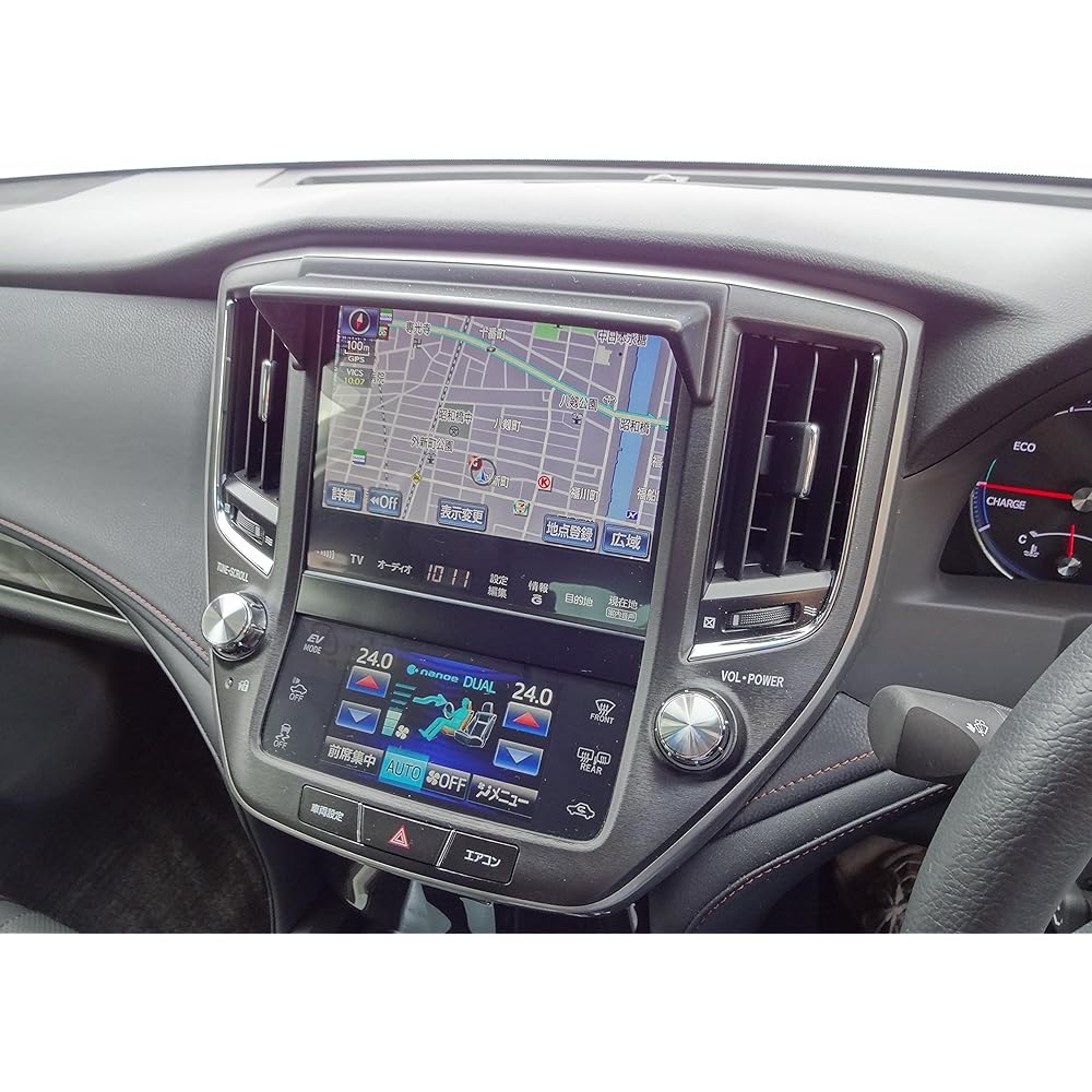 [Made in Japan, genuine parts production factory] GRS AWS GWS 210 series current Crown car model monitor hood (for cars equipped with manufacturer option navigation) Uses Sumitomo 3M 2t75001