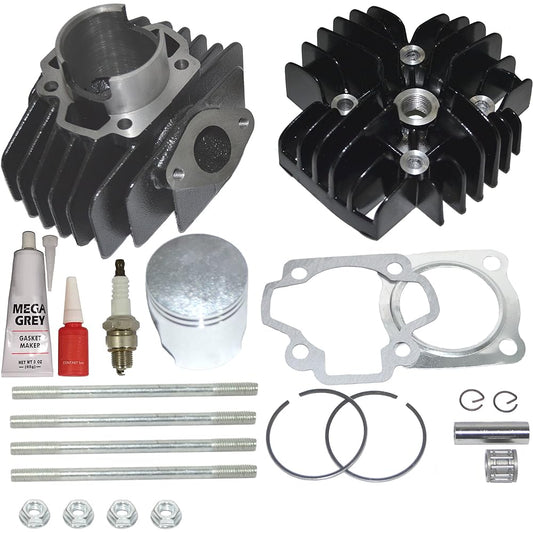 TOP NOTCH PARTS Piston Cylinder Head Gasket Top Kit Set Fits Yamaha YT60 YT 60 TRI-Zinger 1984-1985
