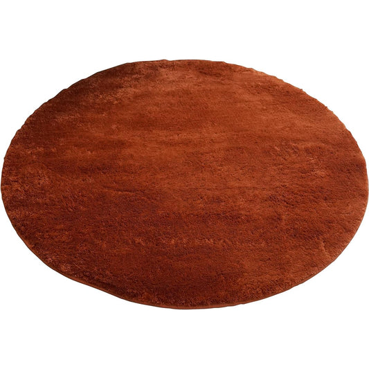 Toshishimazu Micro Select Rug Brick Round 130cm Washable CM200