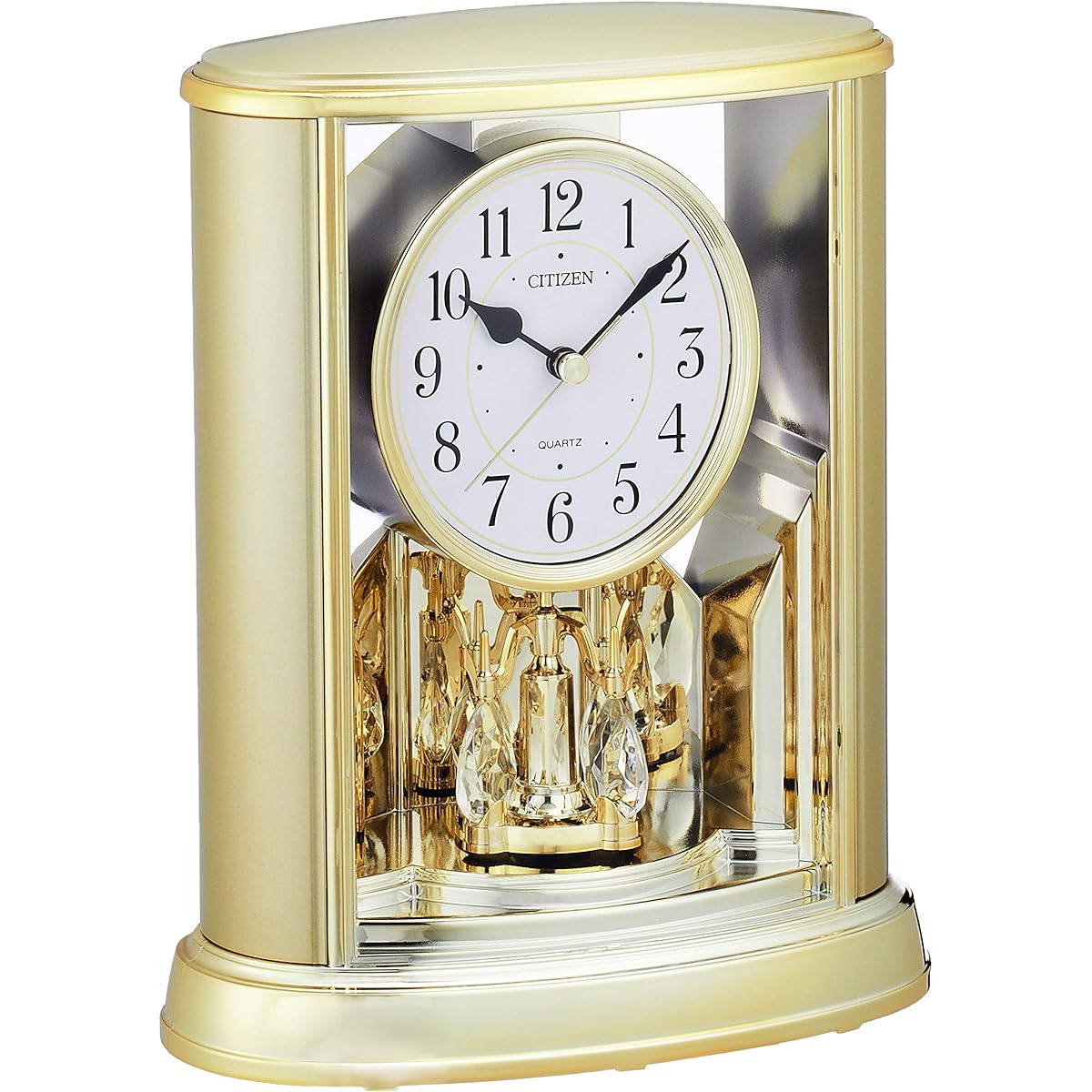 Citizen Table Clock Analog Saloon Gold CITIZEN 4SG724-018