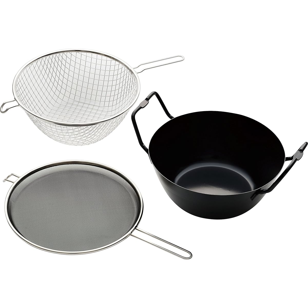 Lovese la base Yoko Arimoto iron deep fryer 22cm set made in Japan Tsubame Sanjo LB-089