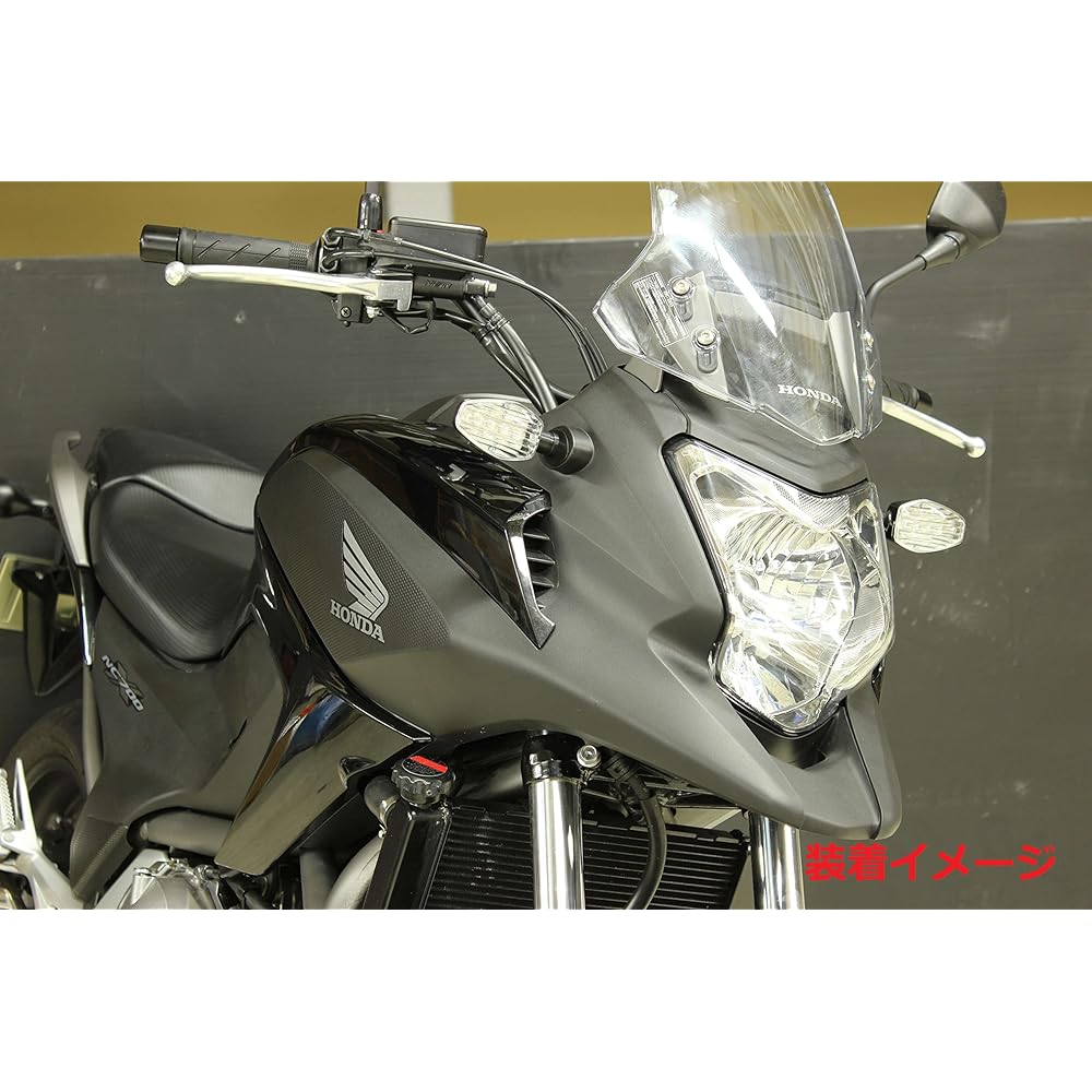 POSH Motorcycle Supplies Motorcycle LED Turn Signal (SF Type) Black Body/Clear Lens Lightweight LED Turn Signal Single Specification 096052-06