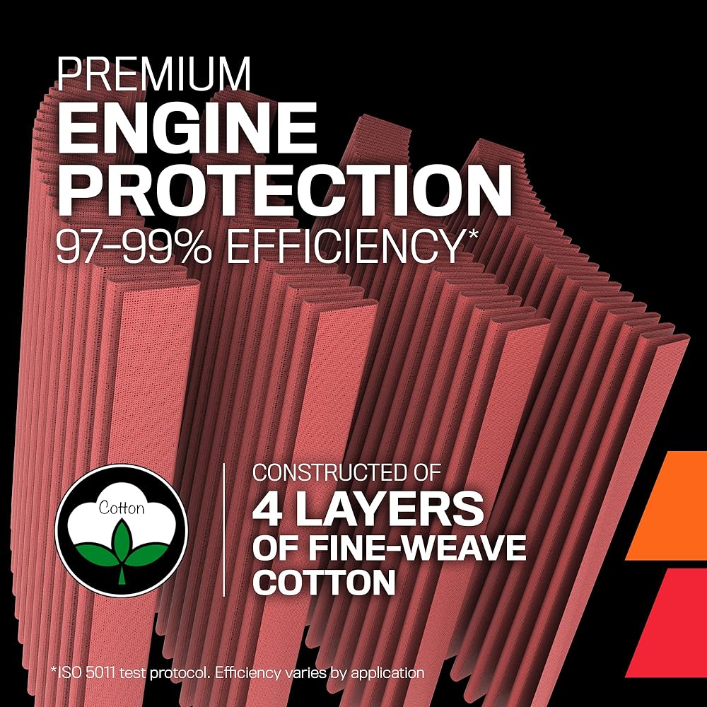 K & N Universal Lump On Air Intake Filter: High performance, Premium Washing, Replacement Filter: Flange Diameter: 5 inches, Filter Height: 4.125 inches, 1 inch, shape: Taper conical, RU-5163XD, RU-5163XD