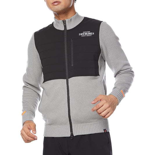 [New Balance] Golf Lightweight Hybrid Knit Blouson (Lightweight/Micro Fleece Lining) / Men's / 012-1272002