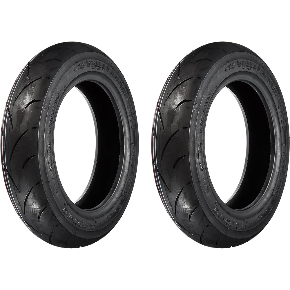 Bike Parts Center Bike Tire 90/90-10 T/L Set of 2 Tubeless 790302