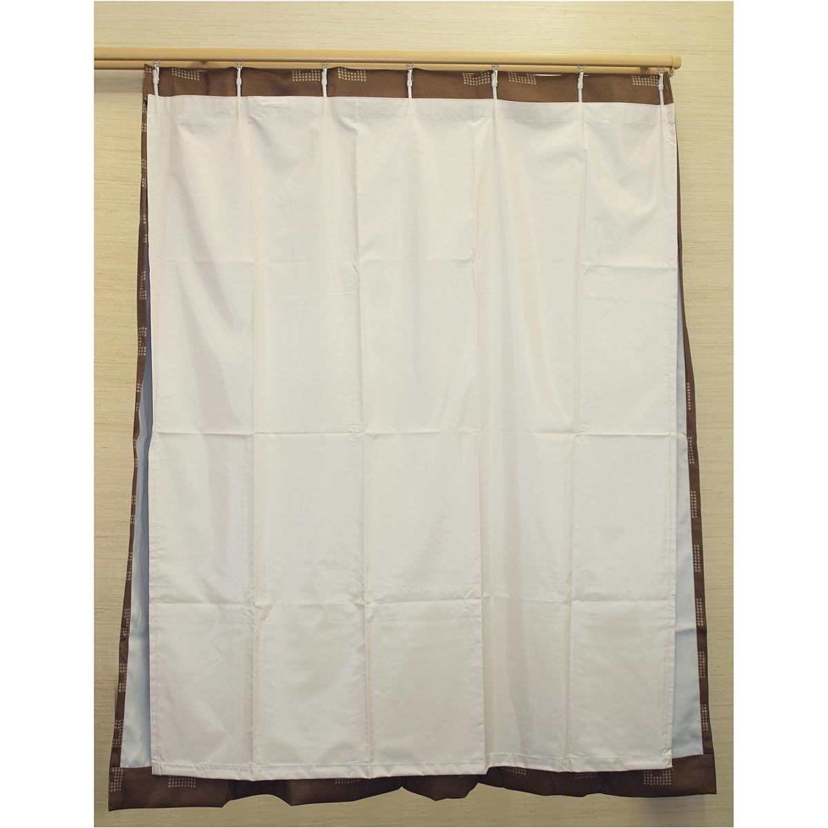 [Curtain] Class 1 blackout thermal insulation effect "curtain for after-market lining" power saving measures easy to install size: (W)105 x (length) 76.2 inches (192 cm) x 2 pieces (width 100 cm x
