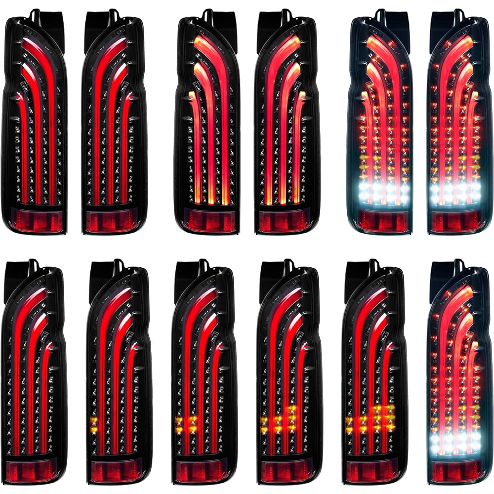 Hiace 200 series tail lamp 415 Cobra BAD lightsaber sequential BAD-LS