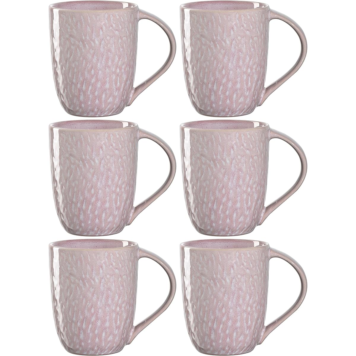 LEONARDO Ceramic Cup 430ml Rose Matera Set of 6 018568