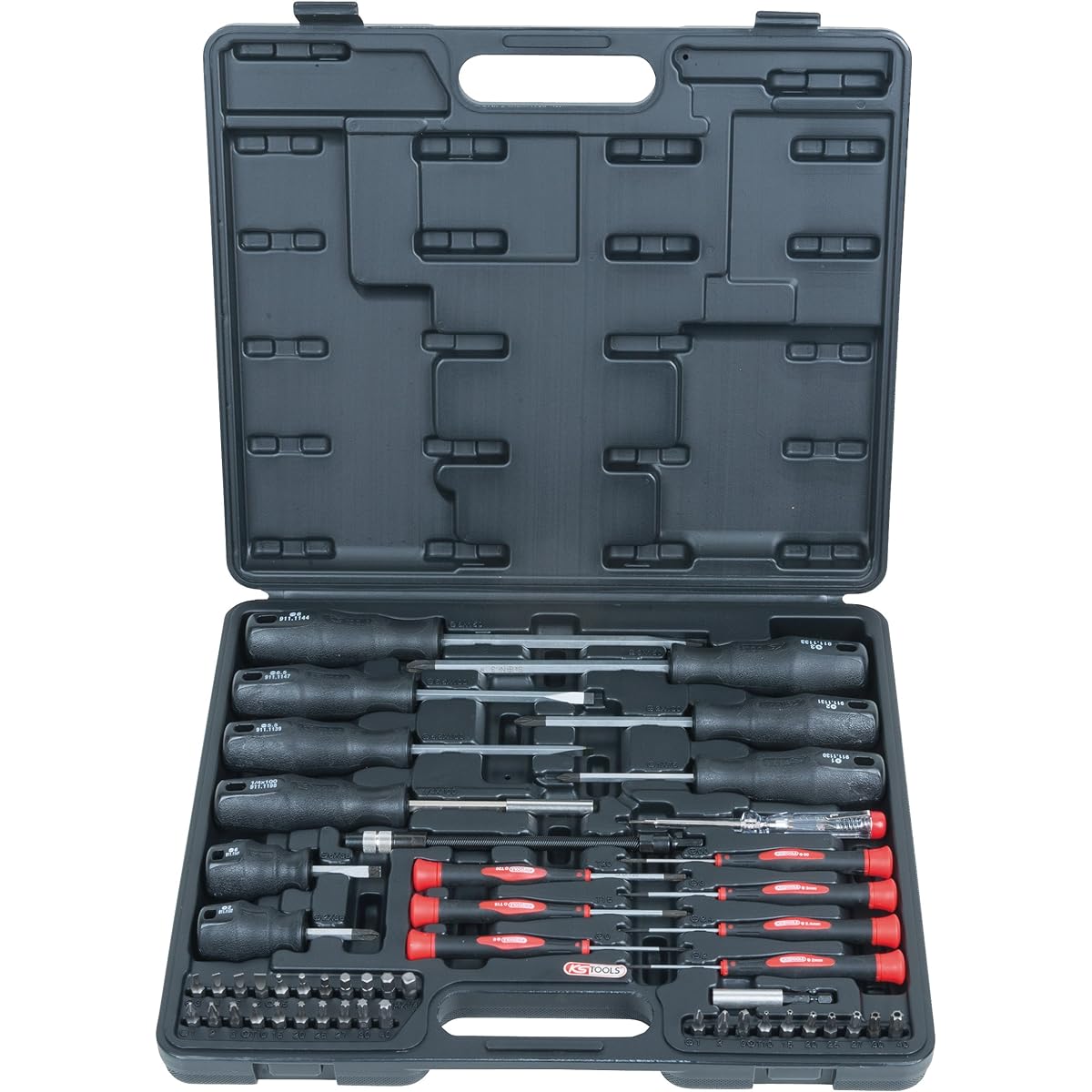 KS TOOLS ERGOTORQUE screwdriver and bit set 50 pcs 911.2150