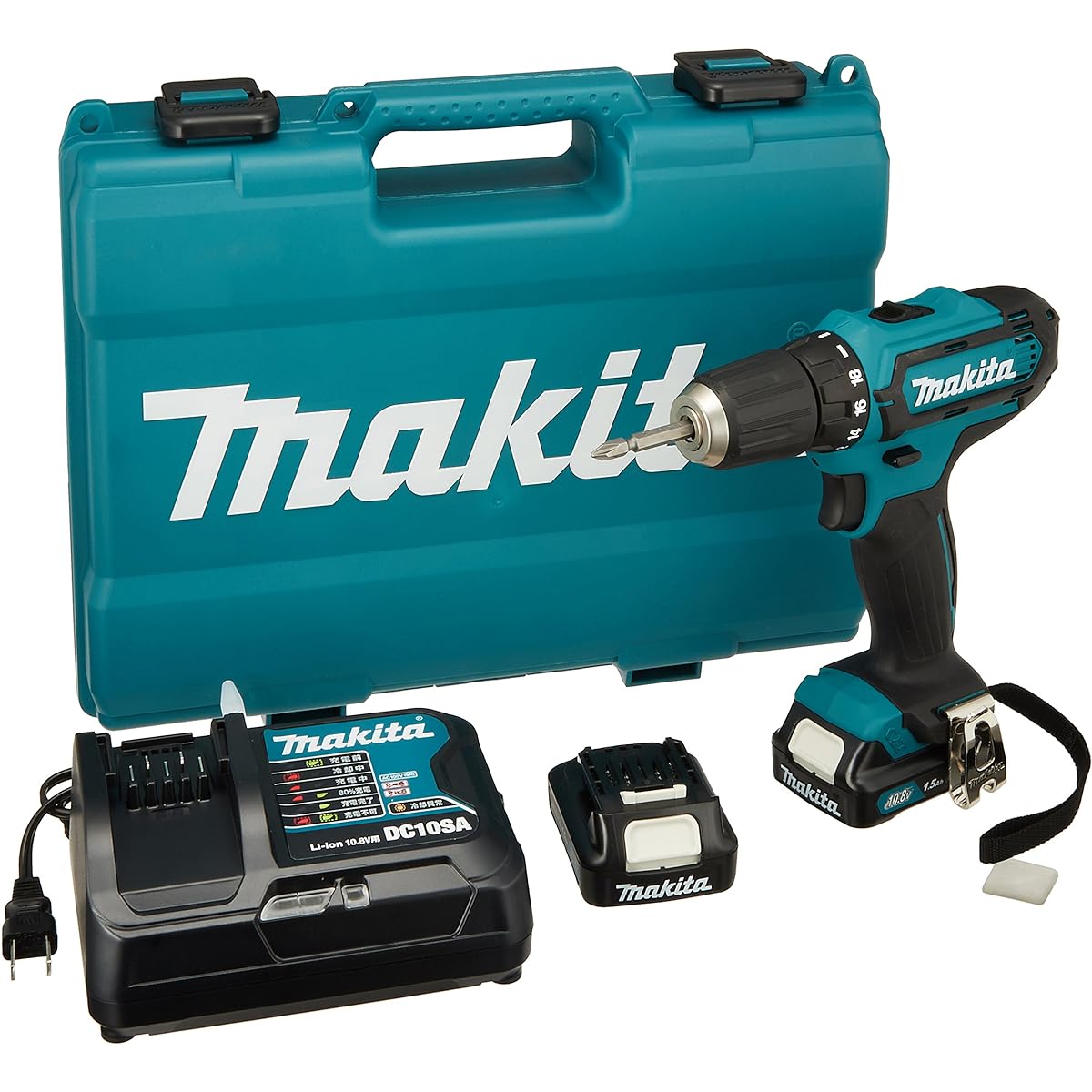 Makita Rechargeable Driver Drill 1.5Ah (Battery, Charger, Case Included) DF331DSHX