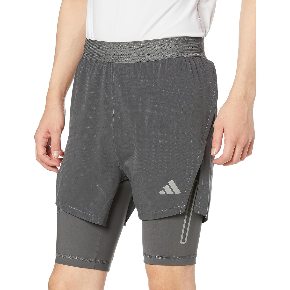 [Adidas] Shorts Quick Dry Cooling Technology HEAT. RDY HIIT Elevated Training 2-in-1 Shorts DKV98 Men's