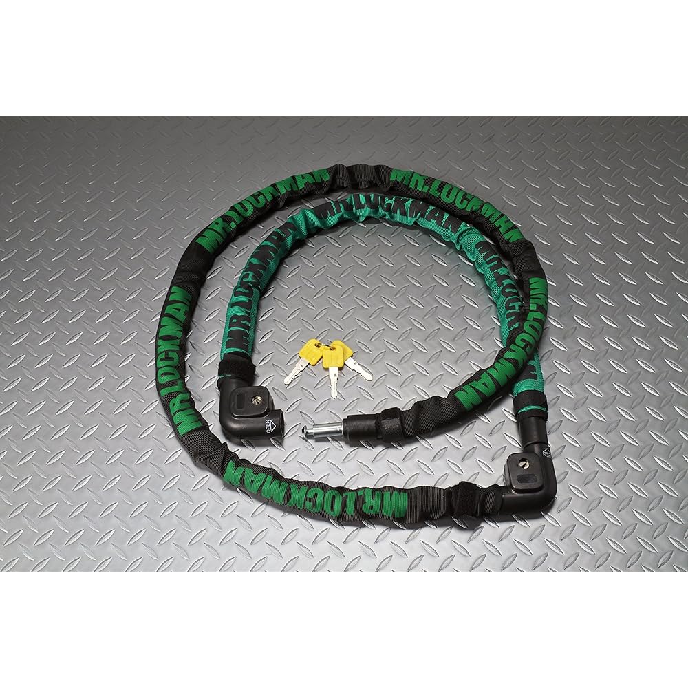 Late Shokai MR.LOCKMAN Docking lock 2 locks can be used in 3 ways 80cm+150cm 2 pieces Green ML-102GR