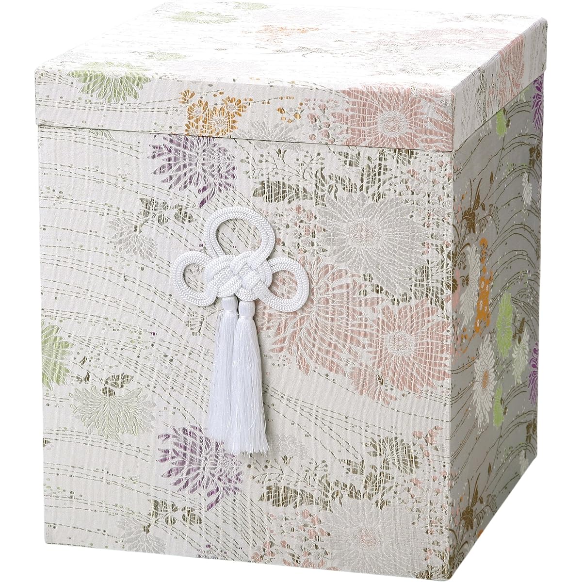 SK bone box Japanese flower silver 11201 6 size