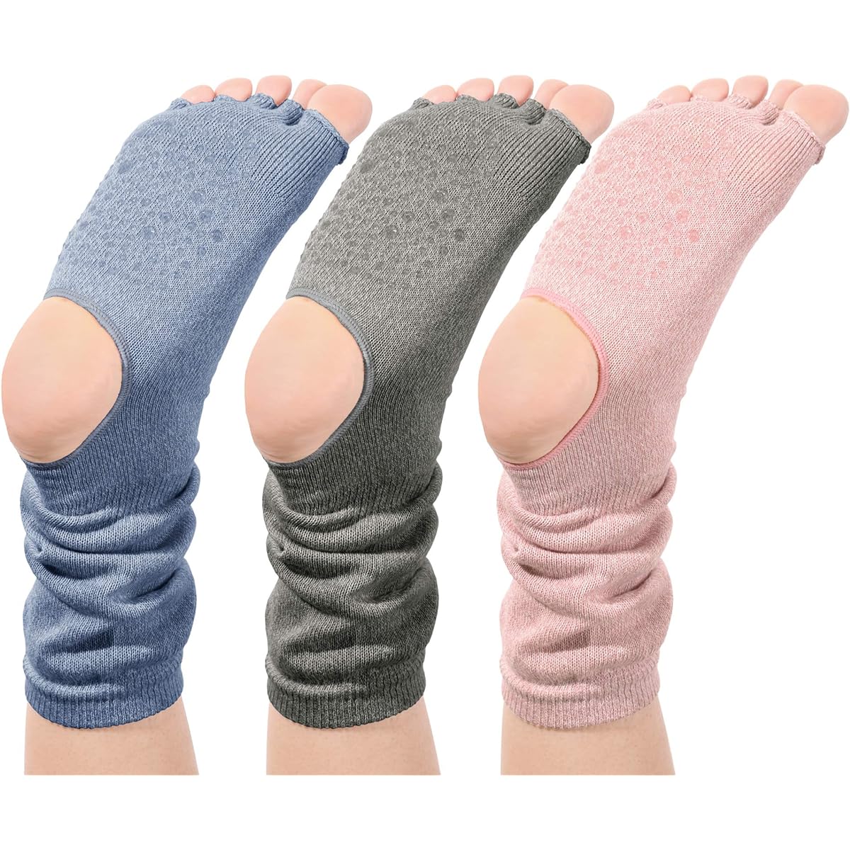 [Pane(t) one] Yoga Socks, 5 Toe Socks, Yoga Socks, Women's, 23cm - 25cm, Home Yoga