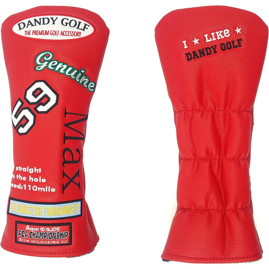 DANDY GOLF Golf Head Cover Driver Cover for Wood Clubs Compatible with 460 CC [Parallel Import]