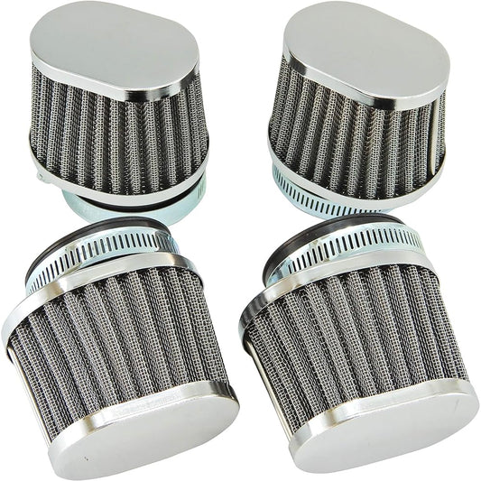 Ager Oval Power Filter 54mm Plated 4 Pack