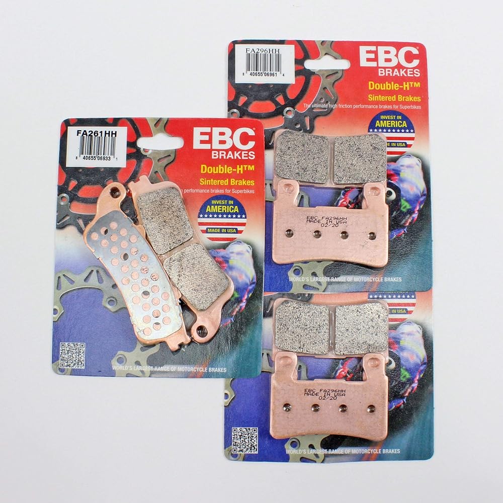Front and rear EBC HH brake pad -3 pairs -FA261HH x 2 FA261/2HH x 1