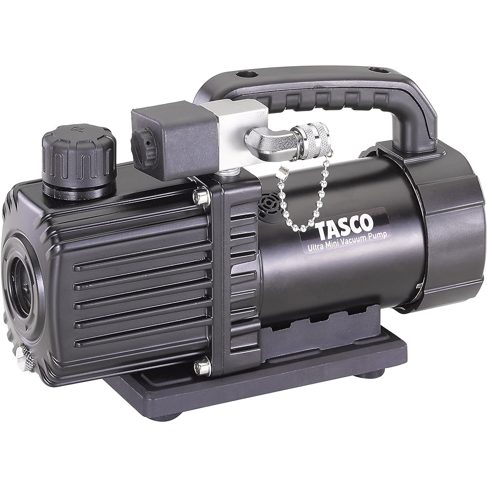 Ichinen TASCO Ultra Mini Two-Stage Vacuum Pump with Oil Backflow Prevention Valve TA150SW