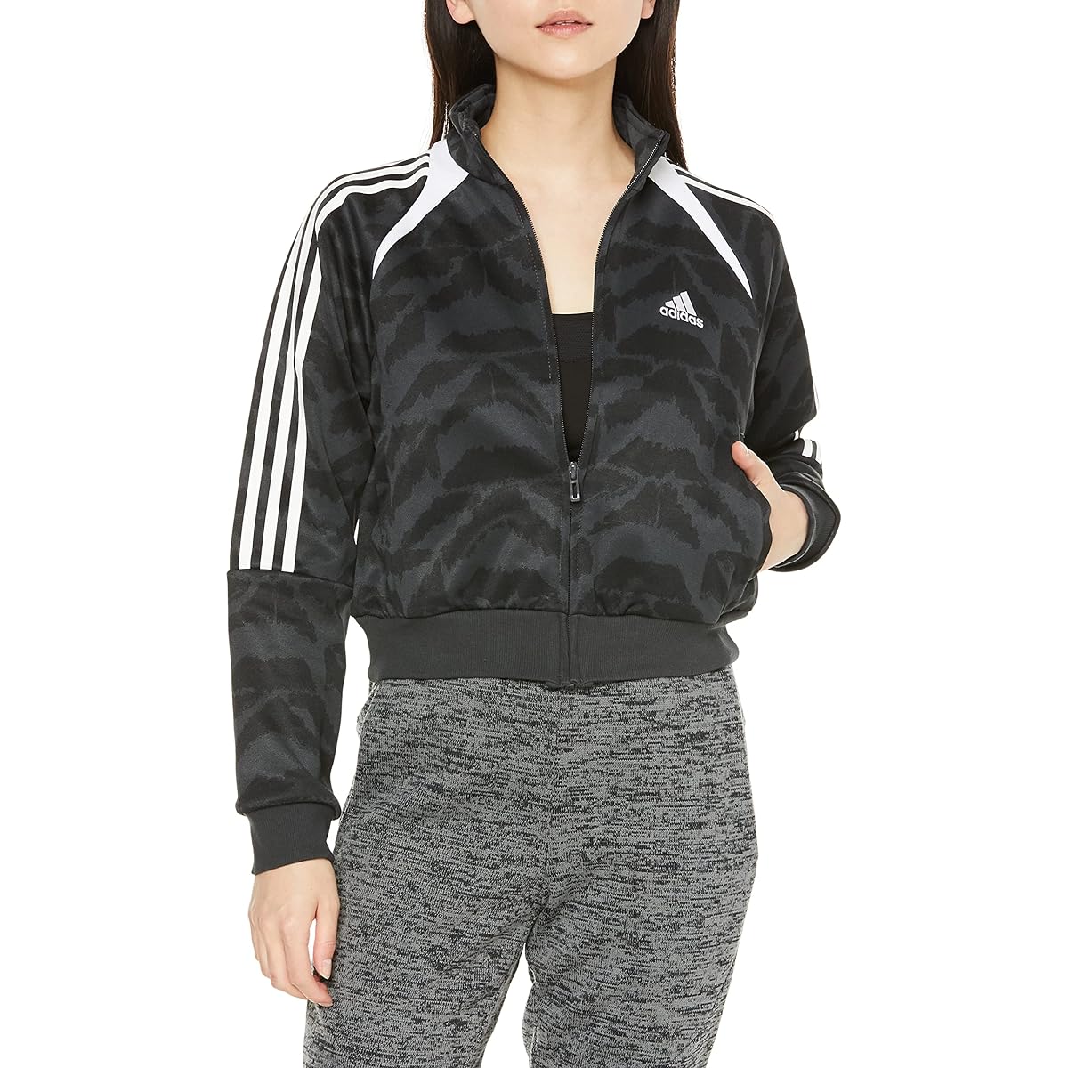 [Adidas] Jersey Top Tiro Suit Up Lifestyle Track Top EVE09 Women's