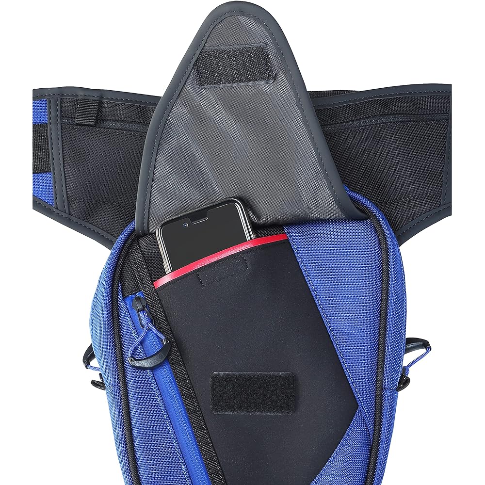 Yamaha Leg Bag YRJ13 Racing [Race Blue Fun items] YAMAHA RACING items Blue x Black 90792-Y1320 H250 x W180 x D55mm (2.4L)