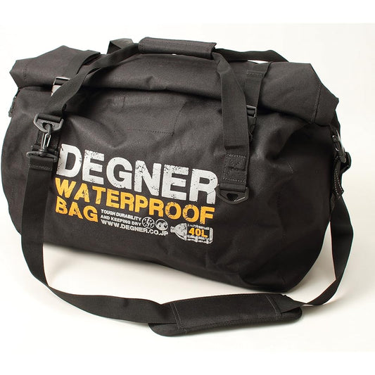 DEGNER Waterproof Boston Bag Polyester/PVC Black H34xW50xD28.5(cm) NB-115