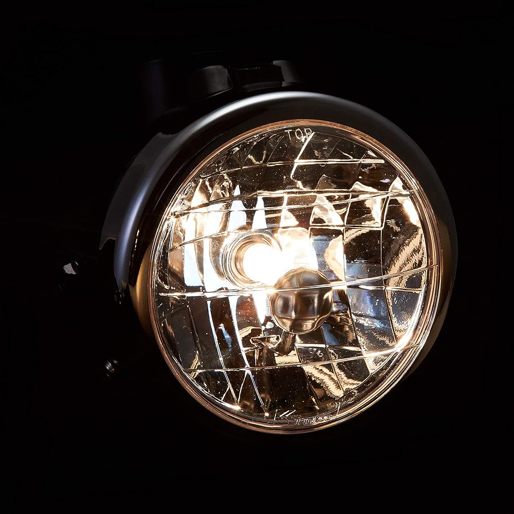 KITACO Multi-Reflector Headlight ASSY Monkey/Gorilla/Ape 50/Ape 100 etc. Black 800-1083300