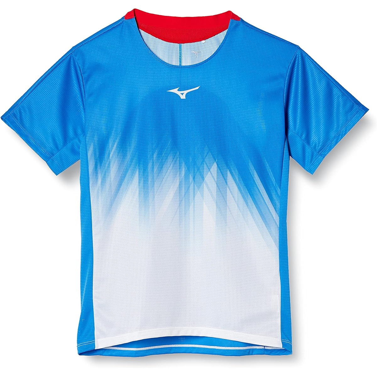 [Mizuno] Tennis Wear Dry Aeroflow Game Shirt Short Sleeve Highly Breathable Sweat Absorbent Quick Drying Japan Badminton Association 62JA1001