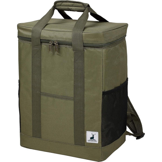 CAPTAIN STAG Cold Bag Cooler Bag Square Backpack Type Cooler Bag UE-620/UE-621/UE-622