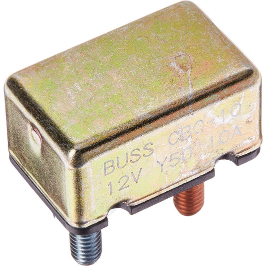 Bussmann CBC -10 Circuit Breaker (Type i Heavy Duty Automotive Stud Terminal with Stud Terminal -10A) 1 Pack