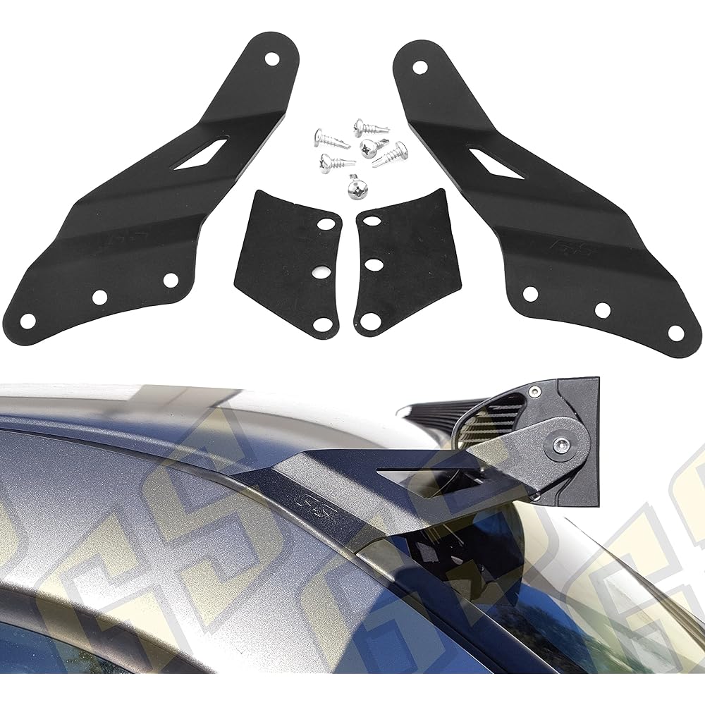 GS POWER upper windshield mount LED Light Burracket (50, 52, 54 inch selection straight or curve) 1999-2006 Chevrolet Sylvarad Avalant Sarbanto Taho & GMC Sierra Ucon