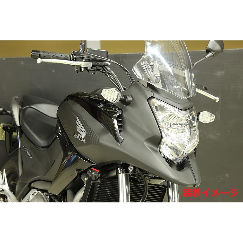 POSH Motorcycle Supplies Motorcycle LED Turn Signal (SF Type) Black Body/Clear Lens Lightweight LED Turn Signal Position Compatible 096452-06