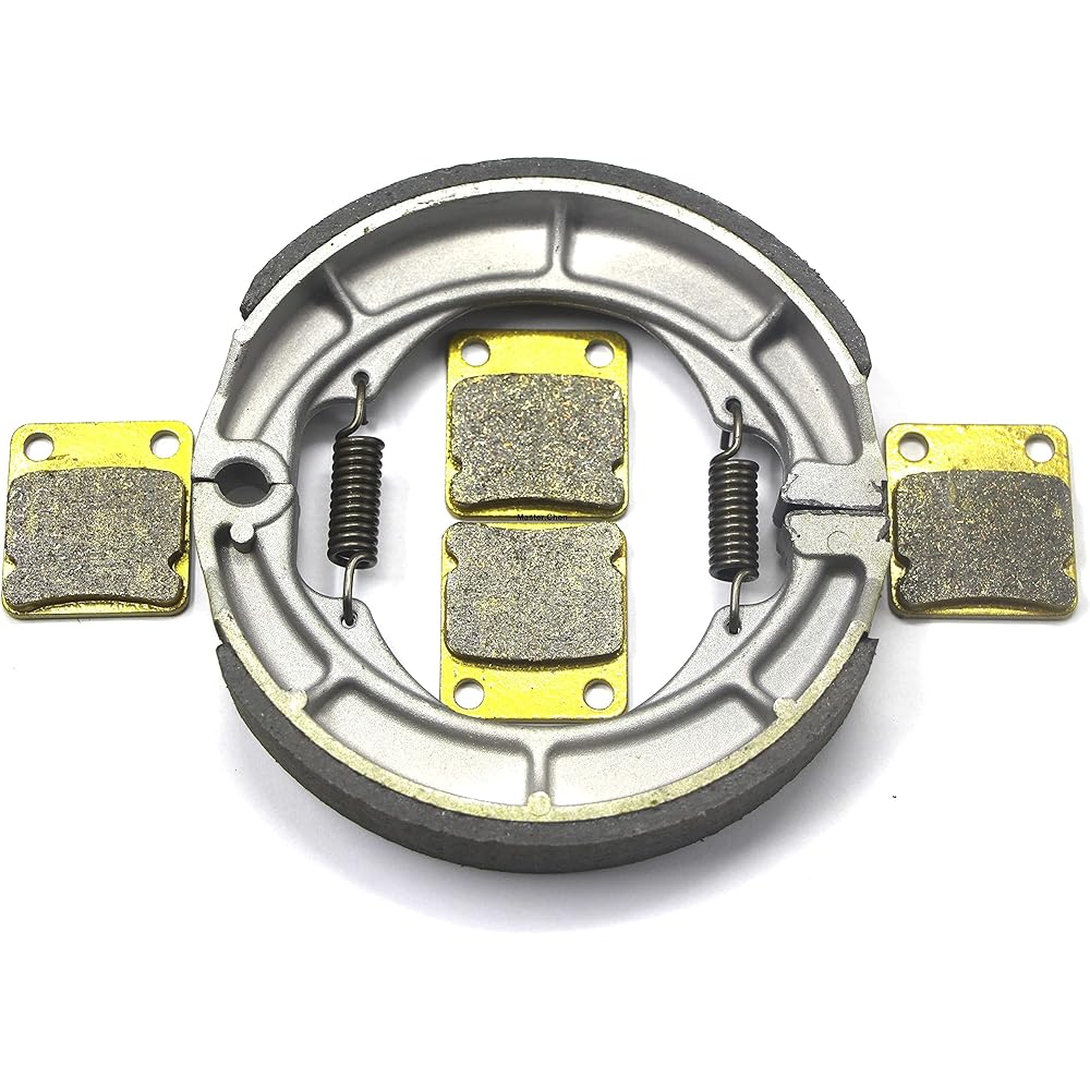 Master Chen Front Brake Pad Rear Brake Shoes for Suzuki Eiger 400 LTA400 LTF400 2x4 LTA400F LTA400F 4x4 2002-2007 S606 FA54 MC0380
