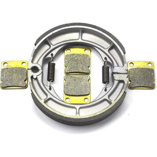 Master Chen Front Brake Pad Rear Brake Shoes for Suzuki Eiger 400 LTA400 LTF400 2x4 LTA400F LTA400F 4x4 2002-2007 S606 FA54 MC0380